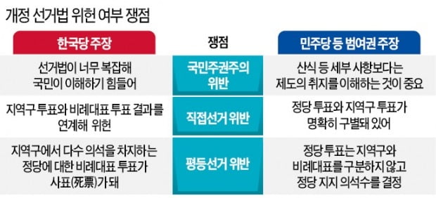 헌재로 가는 선거법 운명…학계 "이해 못할 계산식, 국민주권 침해"