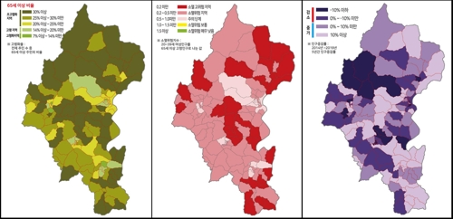 "가평 인구 감소로 30년 내 마을 82% 소멸 우려"