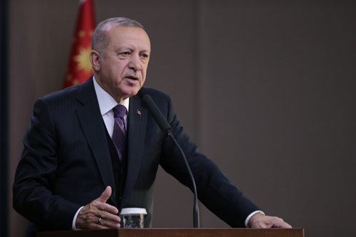터키 에르도안, 나토에 "테러와의 전쟁 무조건 지원해야"