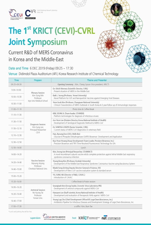 화학연-UAE 중앙수의학연구소 6일 메르스 심포지엄