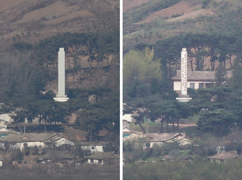 북한 마을서 사라진 김일성 사적관…선대와 거리두나