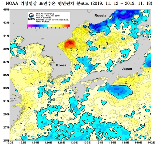 올겨울 간헐적 강한 저수온 예상…양식생물 사전관리 필수