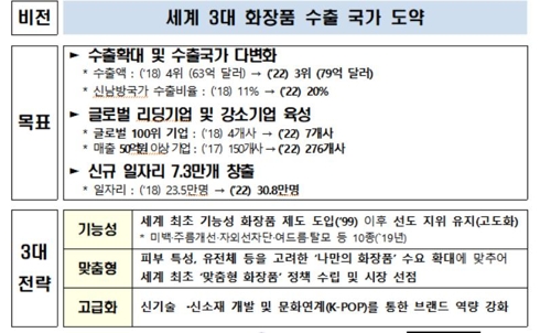 '세계 3대 화장품 수출국 만든다'…미래 먹거리 'K-뷰티' 지원(종합)