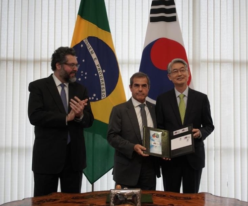 브라질서 '수교 60주년 기념우표' 발행…우정의 동반자 관계