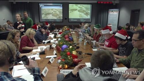 미군 "'北의 성탄선물'과 함께 산타 위치도 추적 중"
