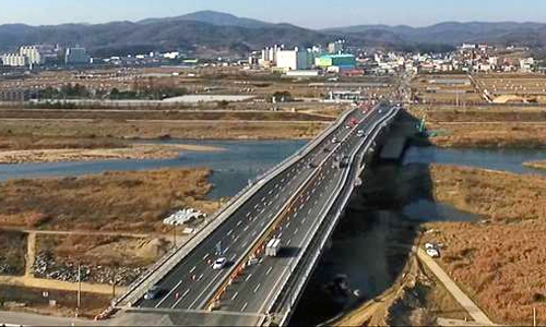 청주역∼옥산 도로 전면 개통…"주민불편 해소·물류비용 절감"