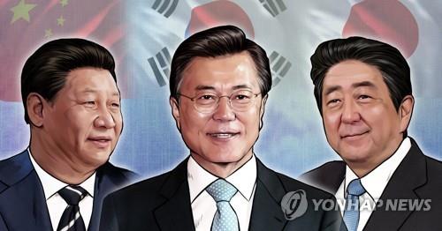 日신문 "文대통령, 대북 中 협력 활용구상…아베는 中 경계"