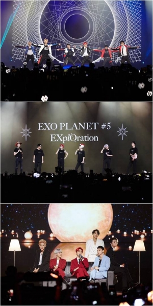 엑소, 말레이시아 콘서트 1만여 관객 열광시키며 화려하게 종료