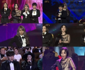 브라운아이드걸스, &#39;2019 KBS 연기대상&#39; 축하무대…히트곡 메들리에 &#39;열광&#39;