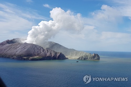 뉴질랜드 화산 희생자 시신 수습, 분출 위험 때문에 발만 동동