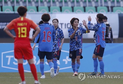 일본 여자축구, 중국에 3-0 완승…동아시안컵 2연승