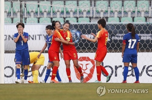 중국 여자축구, 대만에 1-0 신승…동아시안컵 3위