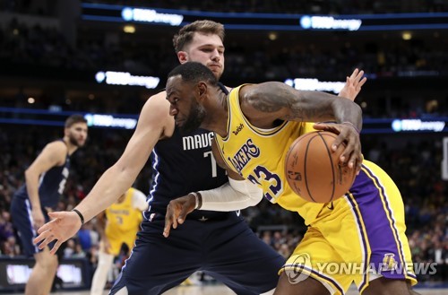 최근 NBA서 가장 잘 나가는 제임스 vs 돈치치, 2일 맞대결