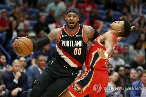 1년 만에 NBA 복귀 앤서니, 5년 9개월 만에 주간 MVP에 선정