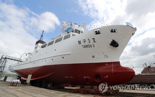 27년 된 수산과학조사선 대체 할 최첨단 '탐구 3호' 취항