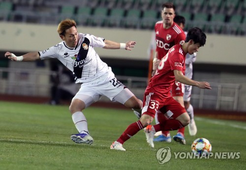 부산-경남, K리그 승강 PO 1차전서 0-0 '헛심 공방'