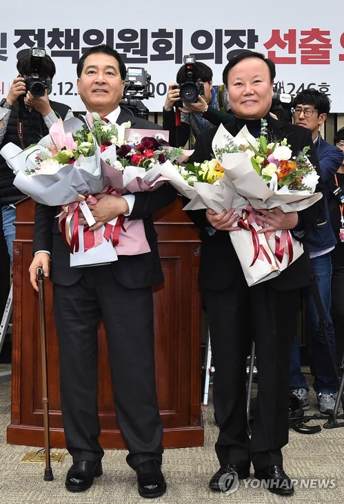 한국당 원내경선 '非黃 반란'…'전투력' 앞세운 심재철 최종낙점