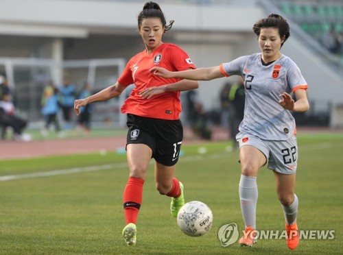 여자축구대표팀, 벨 감독 데뷔전서 중국과 0-0 무승부