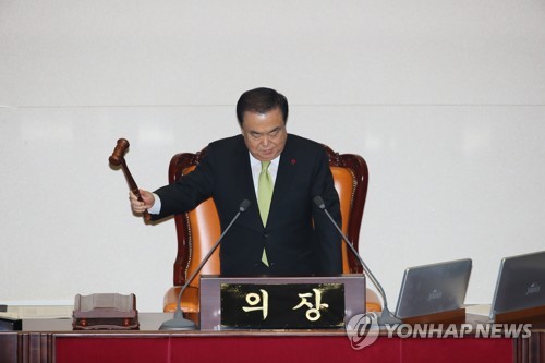 국회, 512.3조 예산안 의결…한국당 뺀 '4+1' 수정안 강행처리