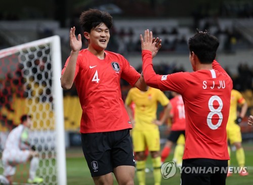 '김민재 결승골' 한국, 중국 1-0 격파…일본과 '최후 결전'