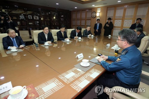 "국회 불법시위자·배후자 엄중 처벌"…與, 경찰청 항의방문(종합2보)