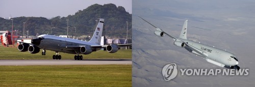 美 조인트스타즈 정찰기 남한 상공 비행…연일 대북 감시