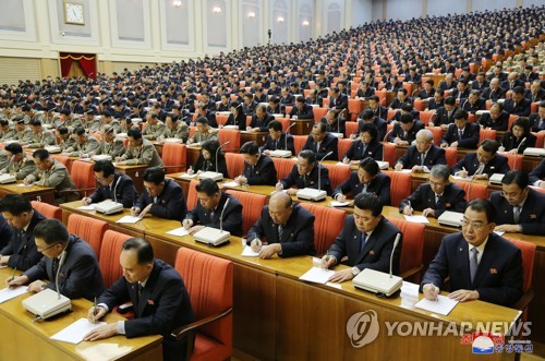 北김정은 "안전보장 위한 공세적 조치"…전원회의 이틀째 진행(종합2보)