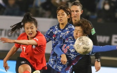 여자축구 한일전서 0-1 석패 '동아시안컵 준우승'