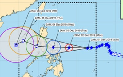 동남아시아 게임 열리는 필리핀에 태풍 진입…"3∼4일이 고비"