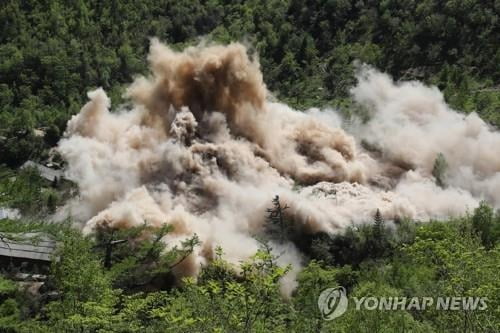 38노스 "北 풍계리 핵실험장에 일부 인력 남아 있어"