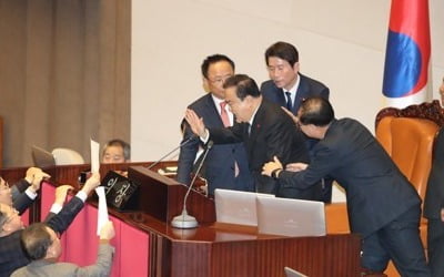 국회, '준연동형' 선거법 처리 돌입…한국당, 필리버스터 '맞불'