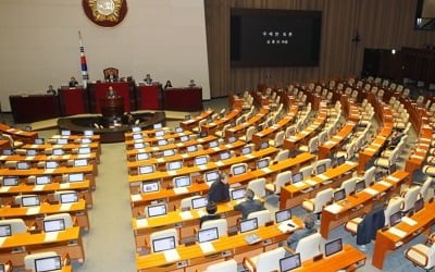 여야, '필리버스터' 맞불戰…선거법·공수처 이틀째 '입 대결'