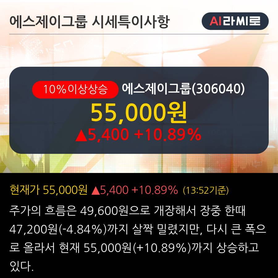 '에스제이그룹' 10% 이상 상승, 브랜드와 카테고리, 채널 확장의 콜라보