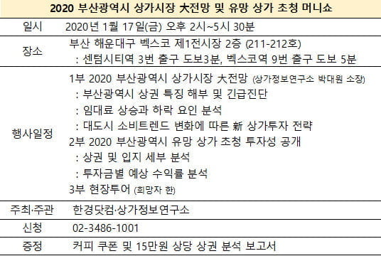 [한경부동산] 부산 상가 투자자 모두 모여라…17일 머니쇼 개최