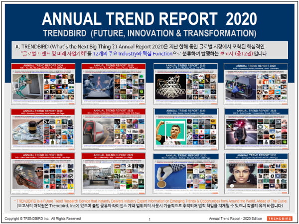 '2020 트렌드 전망 보고서' 미래 비즈니스 기회를 잡아라