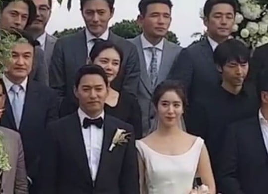 주진모 민혜연 결혼식. 과거 아나운서 김현욱이 올린 게시물 /사진=인스타그램 