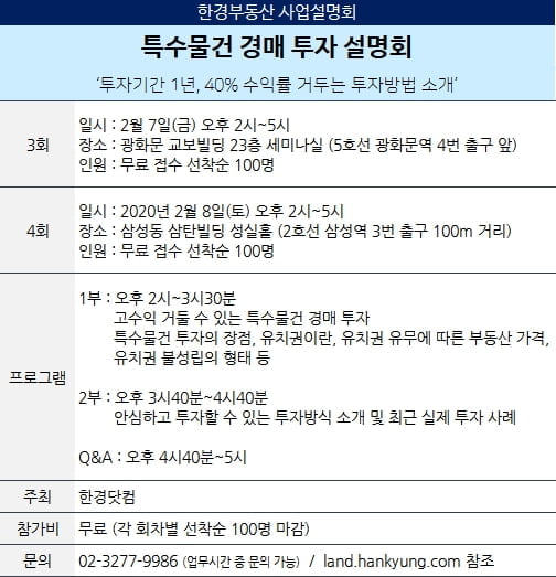 [한경부동산] 부동산 경매 특수물건 투자로 고수익 거두는 비법