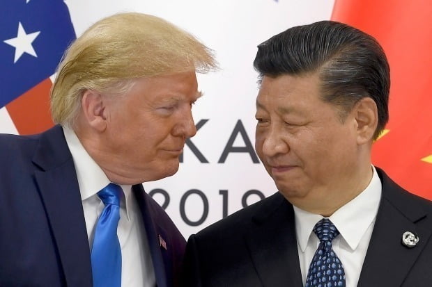 도널드 트럼프(왼쪽) 미국 대통령과 시진핑 중국 국가주석.  /AP