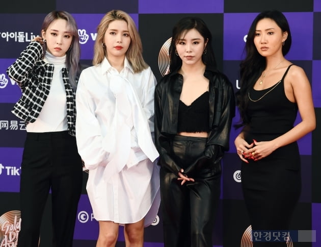 [포토] 마마무, '언제 어디서나 힙한 그녀들~' (골든디스크)