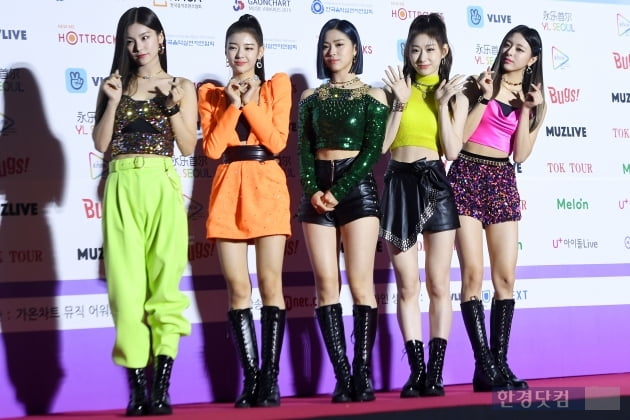 [포토] ITZY(있지), '2020 가온차트 우리가 왔지~'(가온차트뮤직어워즈)