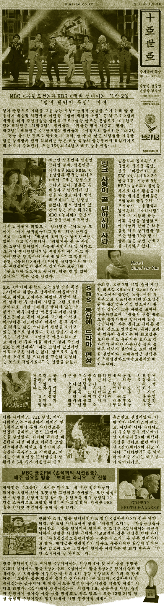 2011년 10대 가상뉴스