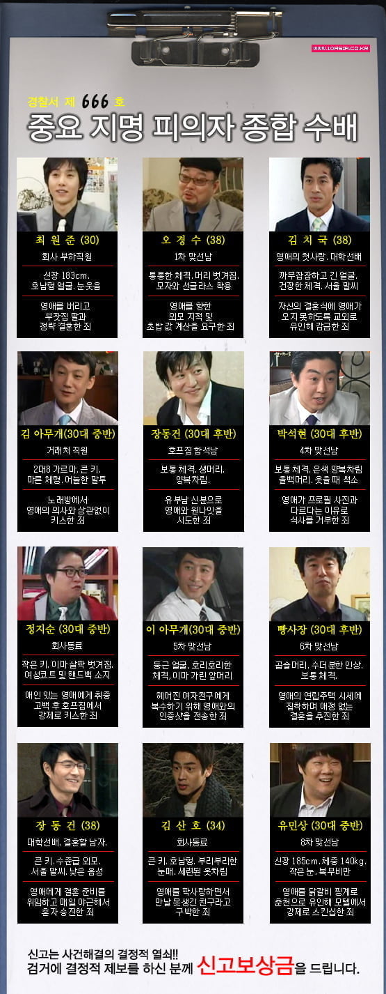 <막돼먹은 영애씨>│12명의 진상을 공개수배합니다