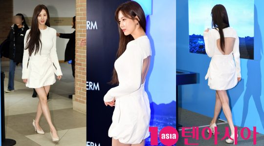 소녀시대 서현이 17일 오후 서울 반포동 파미에스테이션에서 열린 비오템 NEW 라이프 플랑크톤™ 엘릭시어 안티-에이징 세럼 론칭 행사에 참석하고 있다.