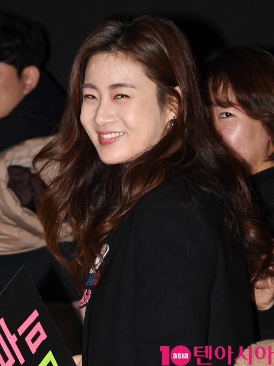 배우 강소라가 19일 오후 서울 강남구 삼성동 메가박스 코엑스에서 열린 영화 ‘해치지않아’ 가족시사회 무대인사에 참석했다.