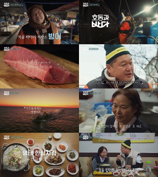 ‘호동과 바다’ 방송 화면./사진제공=올리브