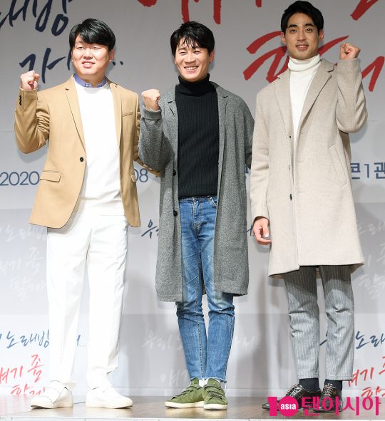 배우 김민재(왼쪽부터), 진선규, 차용학