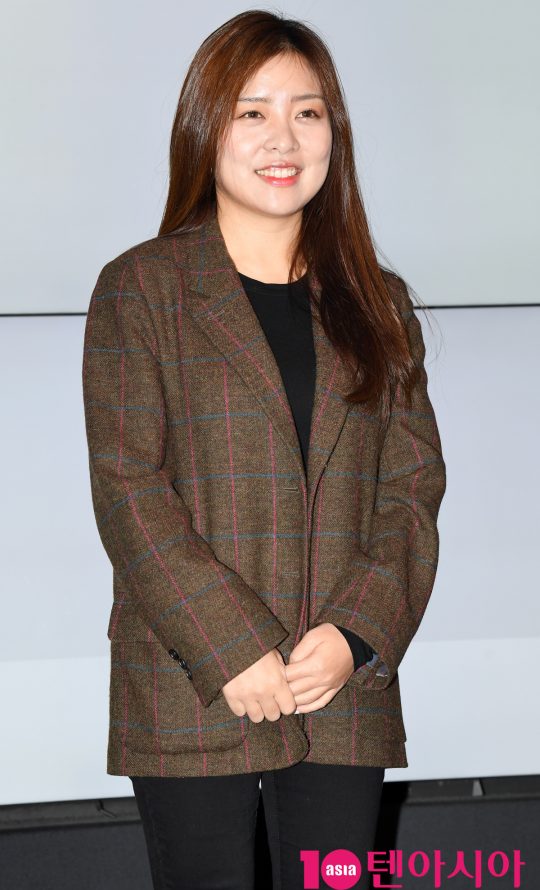이슬예나 PD가 31일 오전 서울 대치동 구글스타트업캠퍼스에서 열린 2019 유튜브 라이징 스타 편 행사에 참석하고 있다.