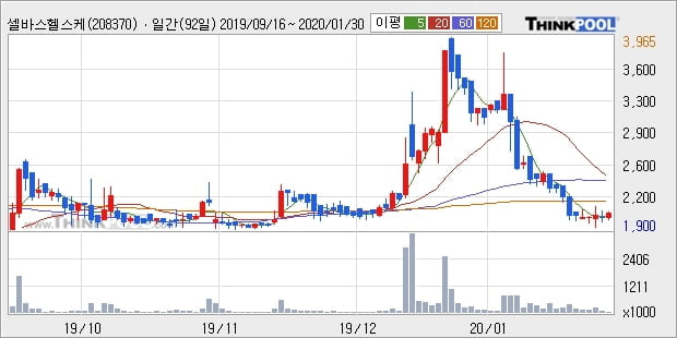 셀바스헬스케어, 전일대비 10.06% 상승... 최근 주가 상승흐름 유지