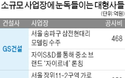 대형사 "일감 찾아라"…미니 재건축·리모델링 잇단 수주