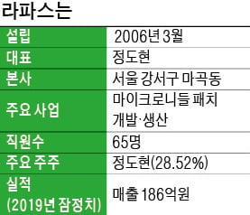 정도현 라파스 대표 "新성장동력은 의약품 패치…백신·천식·골다공증 등 정복 나설 것"